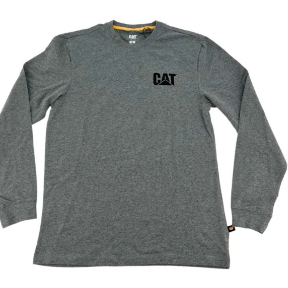 CAT grey long sleeve t-shirt